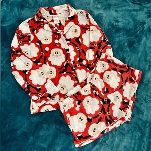 Festive Red and White Santa Pajama Set